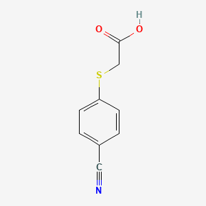 2-[(4-Cyanophenyl)sulfanyl]acetic acid