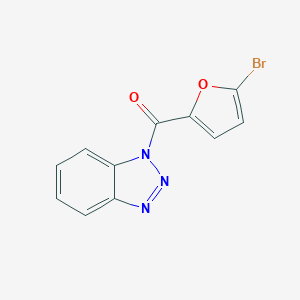 molecular formula C11H6BrN3O2 B336772 1H-1,2,3-BENZOTRIAZOL-1-YL(5-BROMO-2-FURYL)METHANONE 