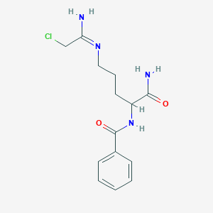 molecular formula C14H19ClN4O2 B3367803 (Rac)-Cl-amidine CAS No. 1965308-76-2