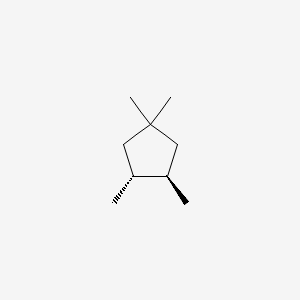 molecular formula C9H18 B3368002 trans-1,1,3,4-Tetramethylcyclopentane CAS No. 20309-77-7