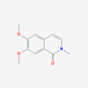 molecular formula C12H13NO3 B3368010 6,7-Dimethoxy-2-methylisoquinolin-1(2H)-one CAS No. 20323-75-5