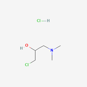 molecular formula C5H13Cl2NO B3368154 N-(3-Chloro-2-hydroxypropyl)dimethylamine hydrochloride CAS No. 205690-51-3