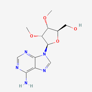 molecular formula C12H17N5O6 B3368231 2',3'-Dimethoxyadenosine CAS No. 20649-46-1