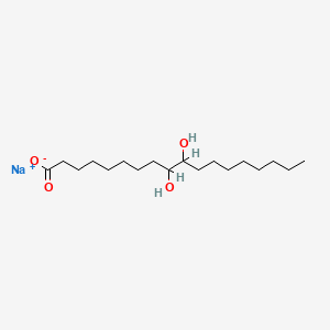 molecular formula C18H35NaO4 B3368264 Sodium 9,10-dihydroxystearate CAS No. 20731-55-9