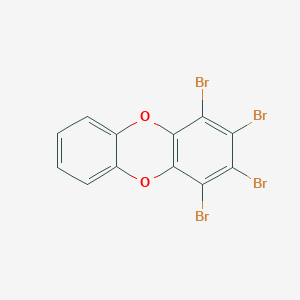 molecular formula C12H4Br4O2 B033684 1,2,3,4-Tetrabromodibenzo-p-dioxin CAS No. 103456-39-9
