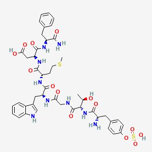 molecular formula C44H55N9O14S2 B3368400 Cerulein 7 CAS No. 20994-86-9