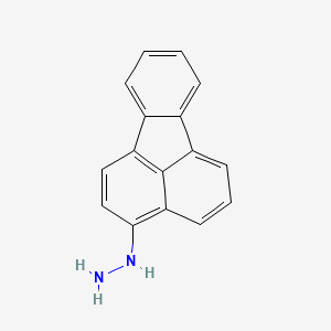 molecular formula C16H12N2 B3368434 Fluoranthen-3-YL-hydrazine CAS No. 210696-81-4