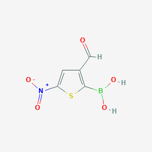 3-Formyl-5-nitro-2-thiopheneboronic acid