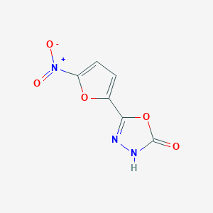 5-(5-Nitro-2-furyl)-1,3,4-oxadiazole-2-ol