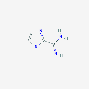 molecular formula C5H8N4 B3368484 1-Methyl-1H-imidazole-2-carboxamidine CAS No. 212558-23-1