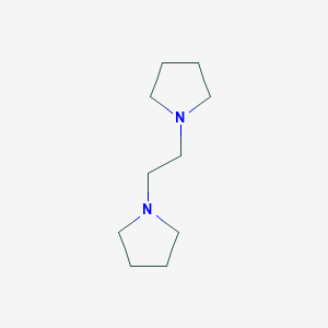 molecular formula C10H20N2 B3368597 1,2-Di(pyrrolidin-1-yl)ethane CAS No. 21408-05-9