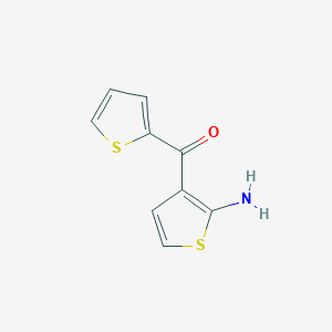 B3368664 (2-Aminothiophen-3-YL)(thiophen-2-YL)methanone CAS No. 21582-46-7