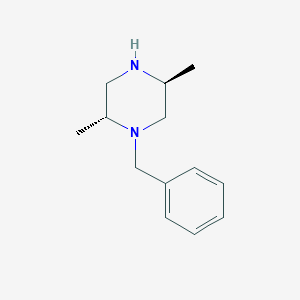 molecular formula C13H20N2 B3368693 (2R,5S)-1-benzyl-2,5-dimethylpiperazine CAS No. 216532-43-3
