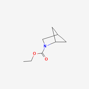 molecular formula C8H13NO2 B3368736 Ethyl 2-azabicyclo[2.1.1]hexane-2-carboxylate CAS No. 217093-76-0
