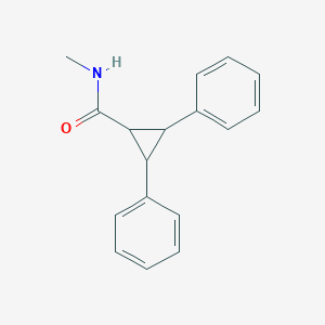 N-methyl-2,3-diphenylcyclopropane-1-carboxamide