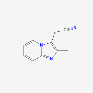 molecular formula C10H9N3 B3368754 Imidazo[1,2-a]pyridine-3-acetonitrile, 2-methyl- CAS No. 21797-94-4