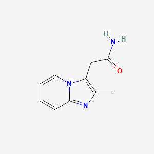 Imidazo[1,2-a]pyridine-3-acetamide, 2-methyl-