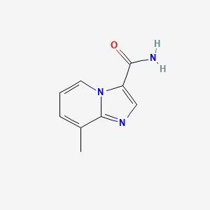 molecular formula C9H9N3O B3368762 3-Carbamoyl-7-methylimidazo(1,2-a)pyridine CAS No. 21801-90-1