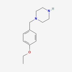 molecular formula C13H20N2O B3368790 1-(4-Ethoxybenzyl)piperazine CAS No. 21867-70-9