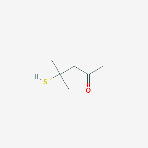 molecular formula C6H12OS B033688 4-Mercapto-4-methyl-2-pentanone CAS No. 19872-52-7
