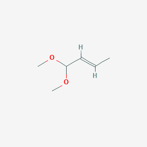 molecular formula C6H12O2 B3368819 (E)-1,1-dimethoxybut-2-ene CAS No. 21962-24-3