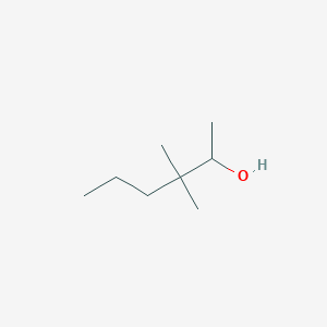 molecular formula C8H18O B3368857 3,3-Dimethyl-2-hexanol CAS No. 22025-20-3