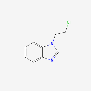 molecular formula C9H9ClN2 B3369072 1-(2-Chloroethyl)-1H-benzimidazole CAS No. 22492-19-9