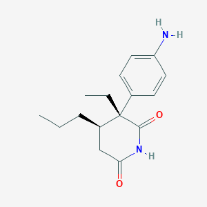 molecular formula C16H22N2O2 B033691 4-Propylaminoglutethimide CAS No. 110977-60-1