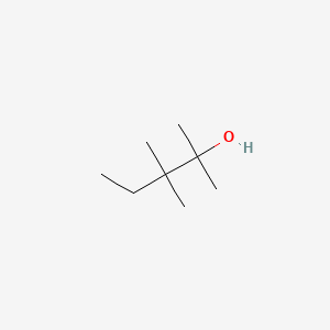 molecular formula C8H18O B3369338 2,3,3-Trimethyl-2-pentanol CAS No. 23171-85-9
