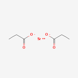 molecular formula C6H10O4S B3369381 Strontium;propanoate CAS No. 23287-50-5
