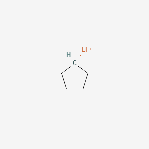 molecular formula C5H9Li B3369451 Cyclopentyllithium CAS No. 23473-12-3