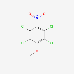 molecular formula C7H3Cl4NO3 B3369696 2,3,5,6-Tetrachloro-4-nitroanisole CAS No. 2438-88-2