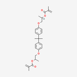 2-Propenoic acid, 2-methyl-, (1-methylethylidene)bis(4,1-phenyleneoxy(1-methyl-2,1-ethanediyl)) ester
