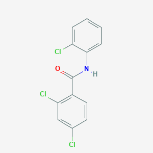 molecular formula C13H8Cl3NO B3369745 2,4-dichloro-N-(2-chlorophenyl)benzamide CAS No. 2447-98-5