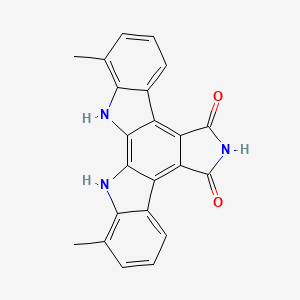 12,13-Dihydro-1,11-dimethyl-5H-Indolo[2,3-a]pyrrolo[3,4-c]carbazole-5,7(6H)-dione