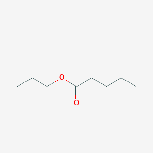 molecular formula C9H18O2 B3369872 Propyl 4-methylpentanoate CAS No. 25415-68-3
