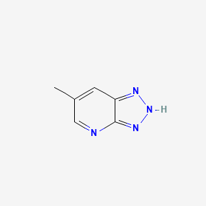 molecular formula C6H6N4 B3369968 6-Methyl-3H-[1,2,3]triazolo[4,5-b]pyridine CAS No. 27582-21-4