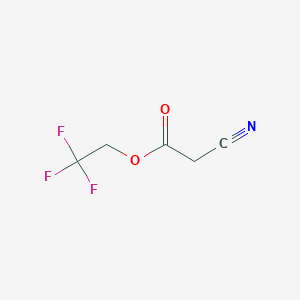 molecular formula C5H4F3NO2 B3369974 2,2,2-Trifluoroethyl 2-cyanoacetate CAS No. 27827-83-4