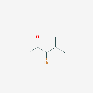 molecular formula C6H11BrO B3370012 3-Bromo-4-methylpentan-2-one CAS No. 29585-01-1