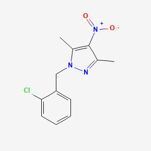 1-(2-chlorobenzyl)-3,5-dimethyl-4-nitro-1H-pyrazole