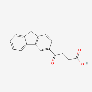 molecular formula C17H14O3 B3370182 4-(9H-Fluoren-3-YL)-4-oxobutanoic acid CAS No. 339562-33-3
