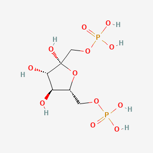 molecular formula C6H14O12P2 B3370210 Beta-Fructose-1,6-Diphosphate CAS No. 34378-77-3