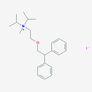 B033703 Diisopropyl(2-(2,2-diphenylethoxy)ethyl)methylammonium iodide CAS No. 102571-22-2