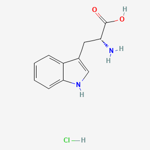 molecular formula C11H13ClN2O2 B3370361 D-Tryptophan hydrochloride CAS No. 97486-01-6