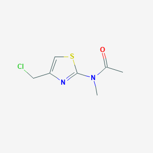 N-[4-(chloromethyl)-1,3-thiazol-2-yl]-N-methylacetamide