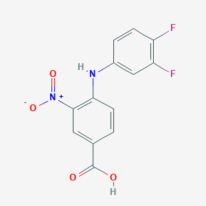 4-[(3,4-Difluorophenyl)amino]-3-nitrobenzoic acid