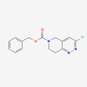 benzyl 3-chloro-5H,6H,7H,8H-pyrido[4,3-c]pyridazine-6-carboxylate