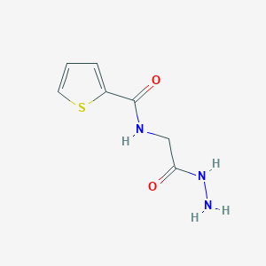 N-[(hydrazinecarbonyl)methyl]thiophene-2-carboxamide