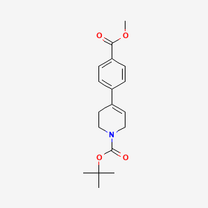 4-(4-Methoxycarbonyl-phenyl)-3,6-dihydro-2H-pyridine-1-carboxylic acid tert-butyl ester