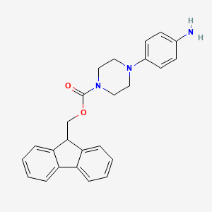 (9H-fluoren-9-yl)methyl 4-(4-aminophenyl)piperazine-1-carboxylate